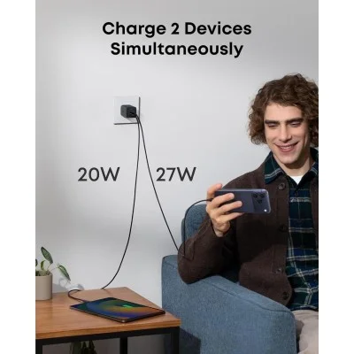 Anker 523 Nano 3 Wall Charger – Black